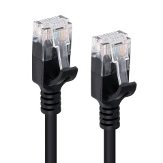 MicroConnect U/UTP CAT6 3M Black Slim